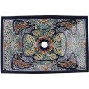 Mexican Talavera Vessel Rectangular Sink VSR08